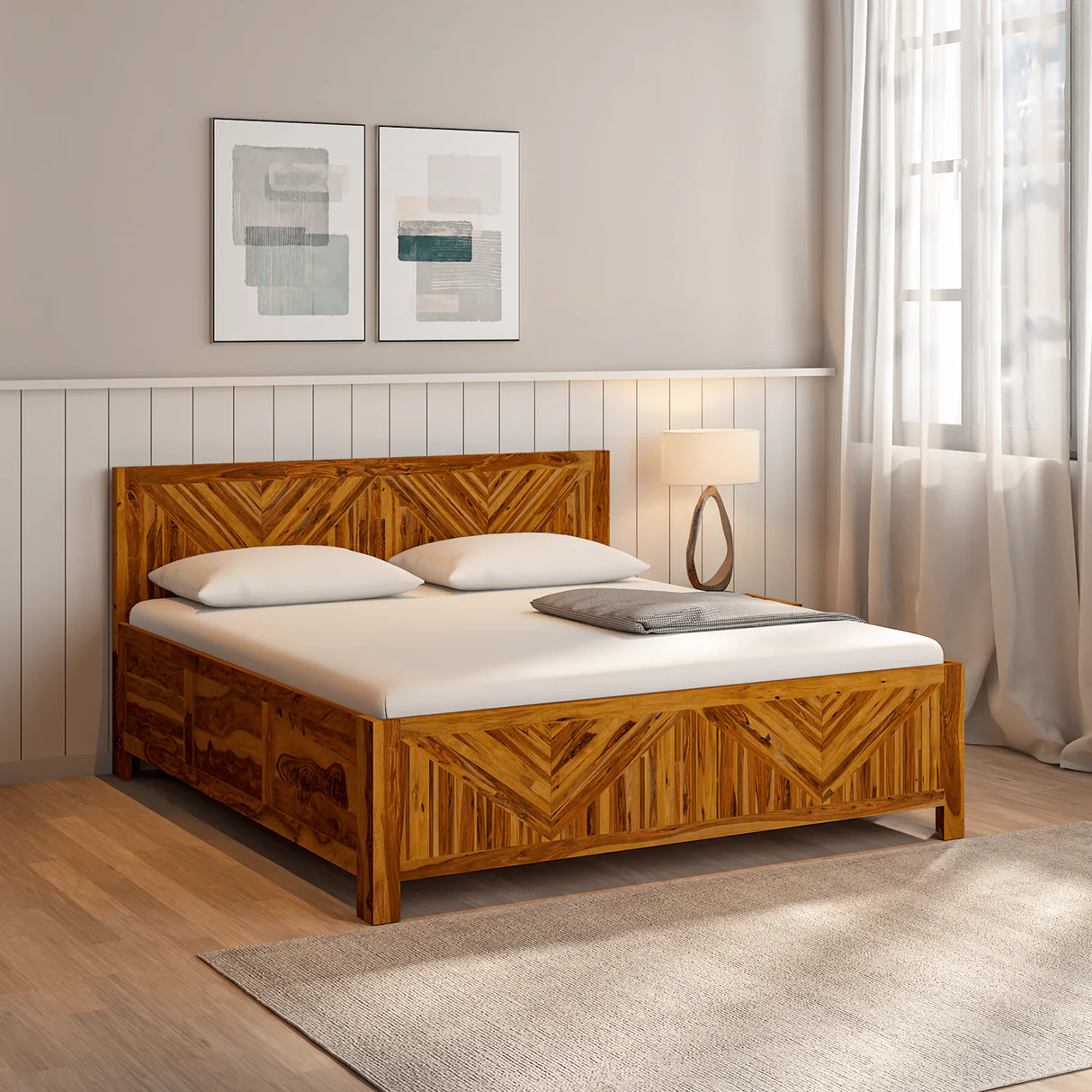 Premium Sheesham Bed